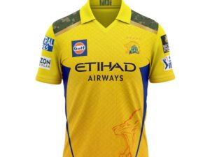 chennai super kings adult dhoni jersey half sleeve replica