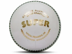 SG Super Leather Cricket Ball (White)