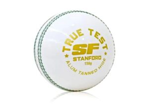 SF True Test Leather Cricket Ball (WHITE)